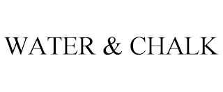 WATER & CHALK Trademark Image