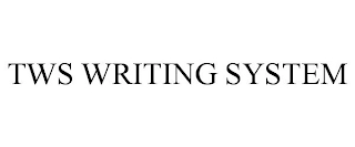 TWS WRITING SYSTEM Trademark Image