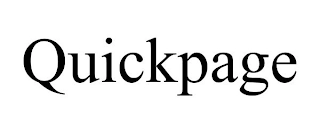 QUICKPAGE Trademark Image