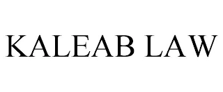 KALEAB LAW Trademark Image