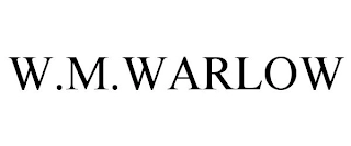 W.M.WARLOW Trademark Image