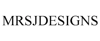 MRSJDESIGNS Trademark Image