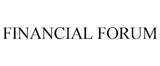 FINANCIAL FORUM Trademark Image