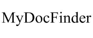 MYDOCFINDER Trademark Image