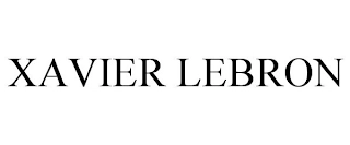 XAVIER LEBRON Trademark Image