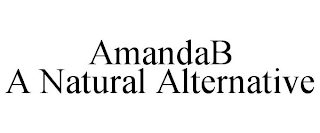 AMANDAB A NATURAL ALTERNATIVE Trademark Image