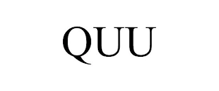 QUU Trademark Image