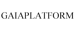GAIAPLATFORM Trademark Image