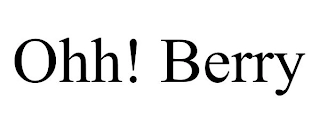 OHH! BERRY Trademark Image