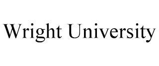 WRIGHT UNIVERSITY Trademark Image
