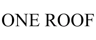 ONE ROOF Trademark Image