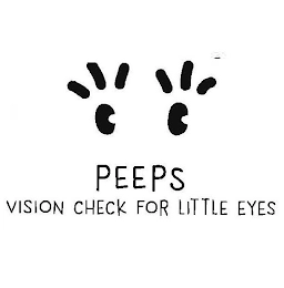 PEEPS VISION CHECK FOR LITTLE EYES Trademark Image
