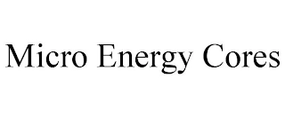 MICRO ENERGY CORES Trademark Image