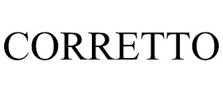 CORRETTO Trademark Image