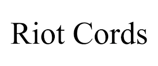RIOT CORDS Trademark Image