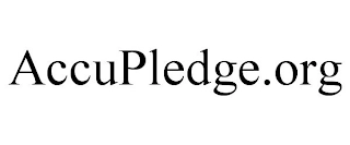 ACCUPLEDGE.ORG Trademark Image
