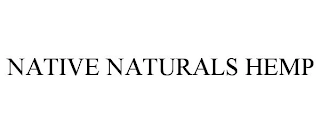 NATIVE NATURALS HEMP Trademark Image