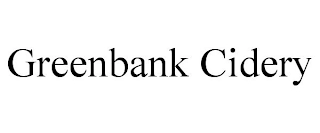 GREENBANK CIDERY Trademark Image