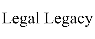 LEGAL LEGACY Trademark Image