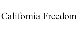 CALIFORNIA FREEDOM Trademark Image