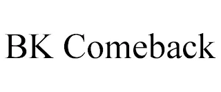 BK COMEBACK Trademark Image