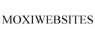 MOXIWEBSITES Trademark Image