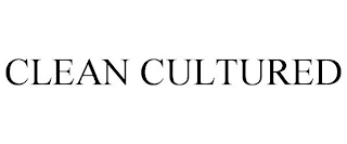 CLEAN CULTURED Trademark Image