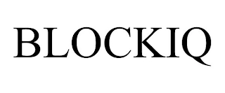 BLOCKIQ Trademark Image