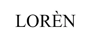 LORÈN Trademark Image