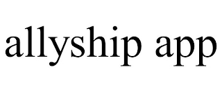 ALLYSHIP APP Trademark Image