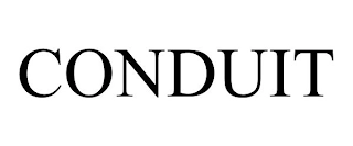 CONDUIT Trademark Image