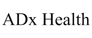 ADX HEALTH Trademark Image