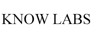 KNOW LABS Trademark Image