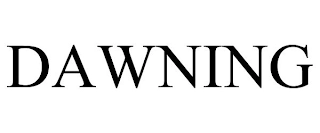 DAWNING Trademark Image