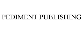 PEDIMENT PUBLISHING Trademark Image