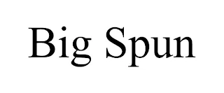 BIG SPUN Trademark Image