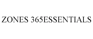 ZONES 365ESSENTIALS Trademark Image