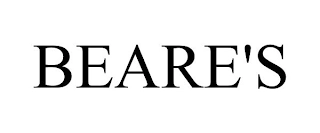 BEARE'S Trademark Image