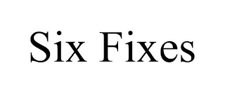 SIX FIXES Trademark Image