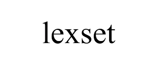 LEXSET Trademark Image