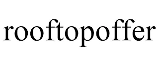 ROOFTOPOFFER Trademark Image