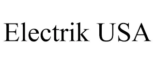 ELECTRIK USA Trademark Image