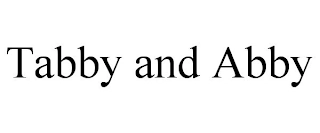 TABBY AND ABBY Trademark Image