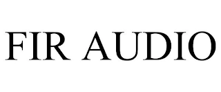 FIR AUDIO Trademark Image