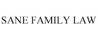 SANE FAMILY LAW Trademark Image