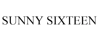 SUNNY SIXTEEN Trademark Image
