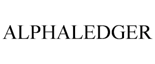 ALPHALEDGER Trademark Image