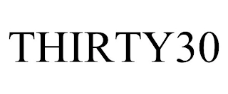 THIRTY30 Trademark Image