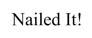 NAILED IT! Trademark Image