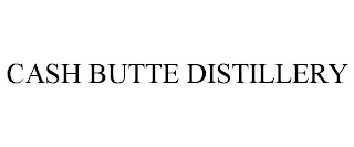 CASH BUTTE DISTILLERY Trademark Image